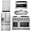 48 Gas Range, Range Hood, Dishwasher, Refrigerator, Microwave S991