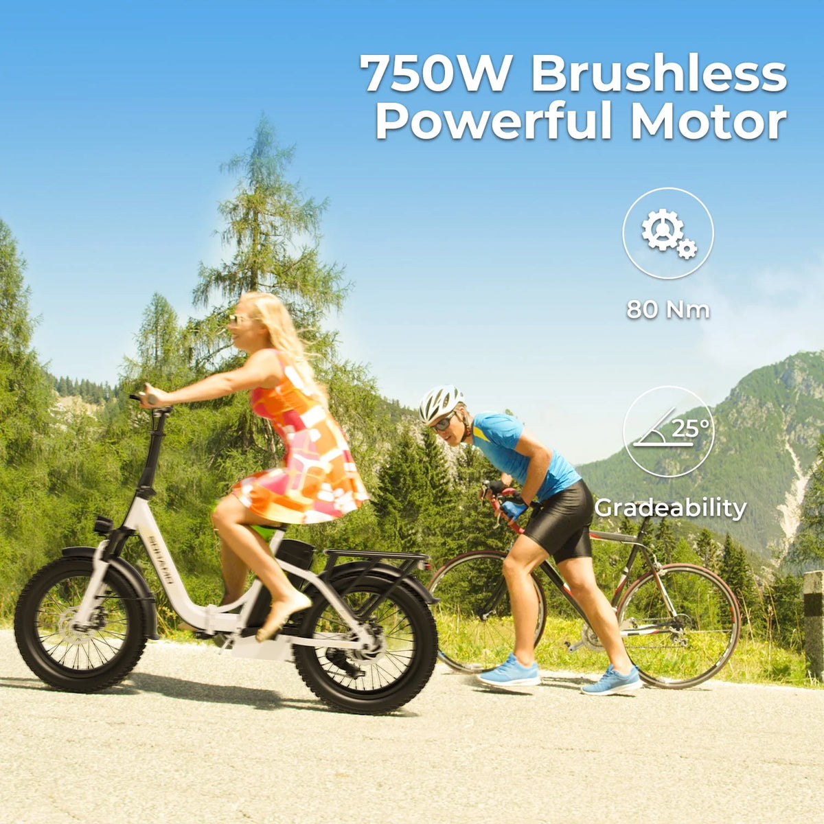 48V 15AH 750W Folding Electric Bike T2526