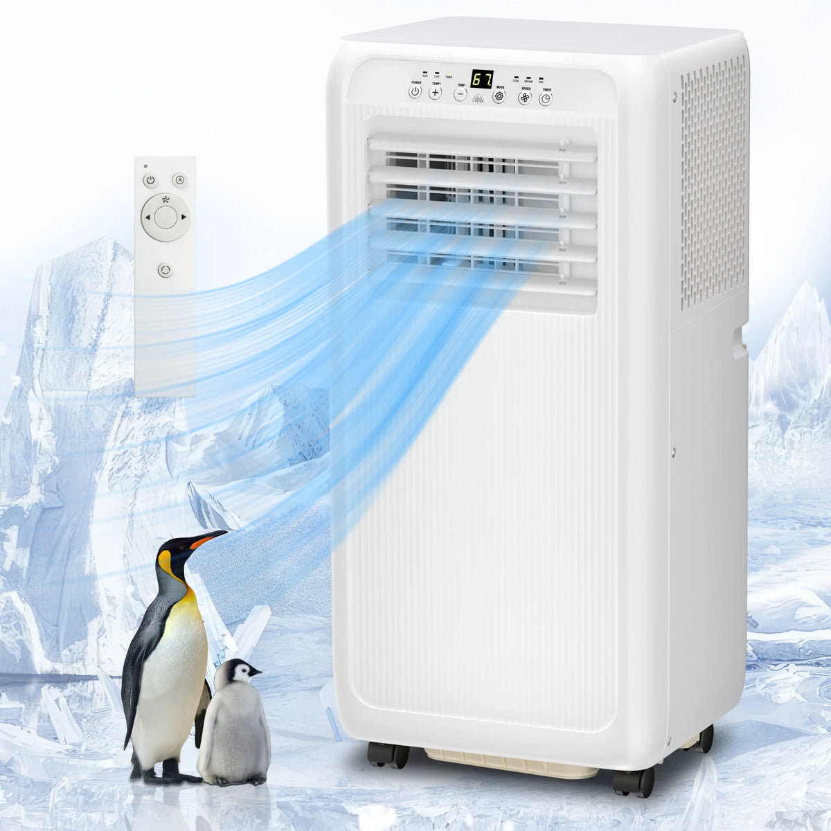 Portable Air Conditioner 3-in-1 with Remote B221
