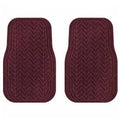 Waterhog Car Mats with Chevron Pattern Medium Bordeaux Set of 2 R5453
