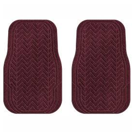 Waterhog Car Mats with Chevron Pattern Medium Bordeaux Set of 2 R5453