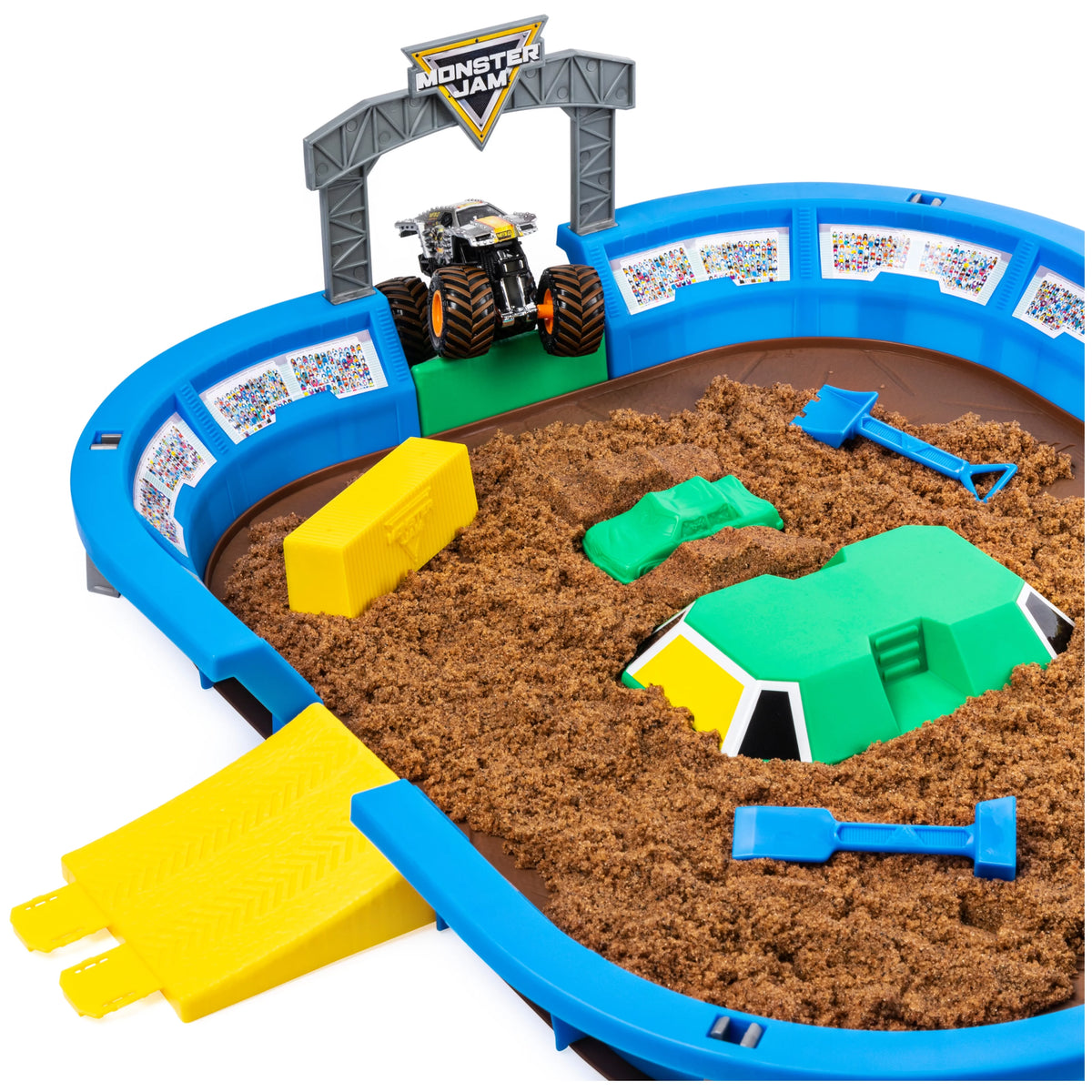 24-Inch Playset with 2lbs of Monster Dirt and 1:64 Scale Die-Cast Truck D46669