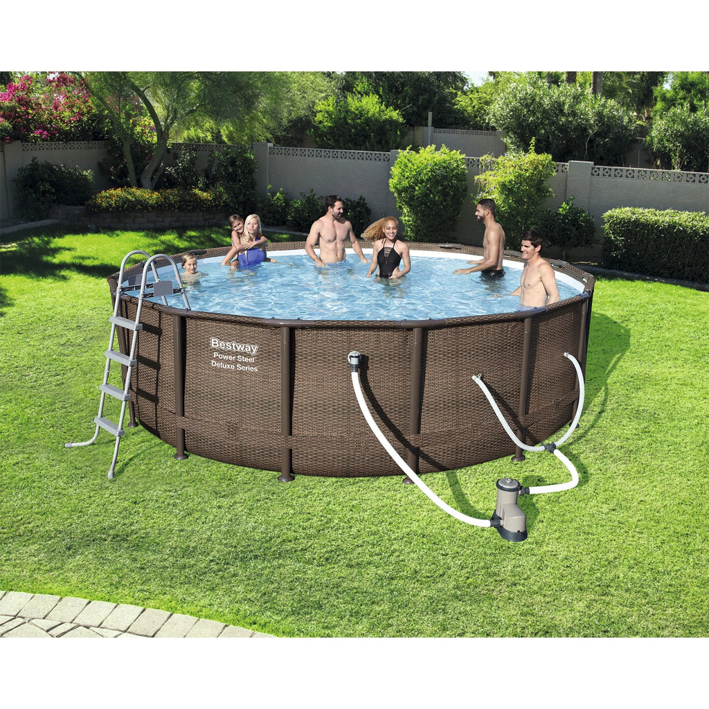 Round Above Ground Swimming Pool Set U544