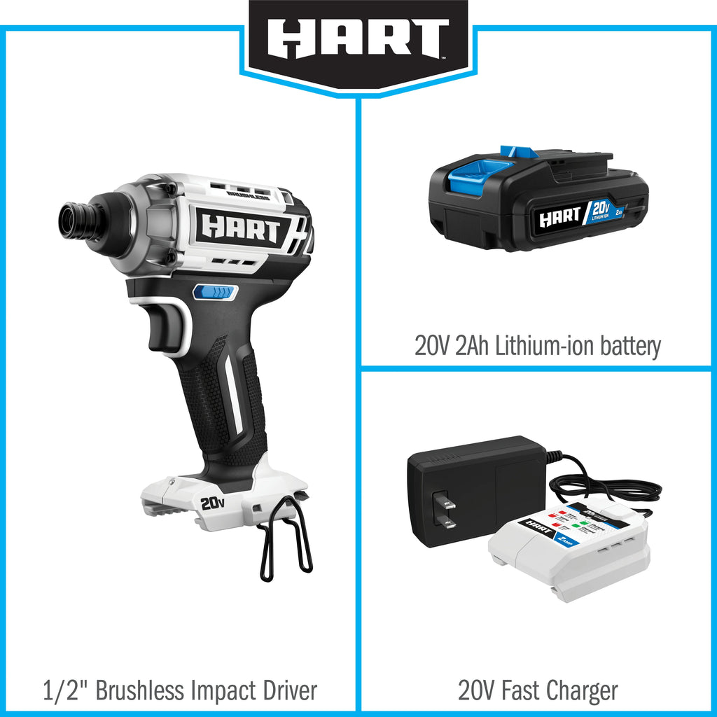20-Volt Brushless Impact Driver Kit B602