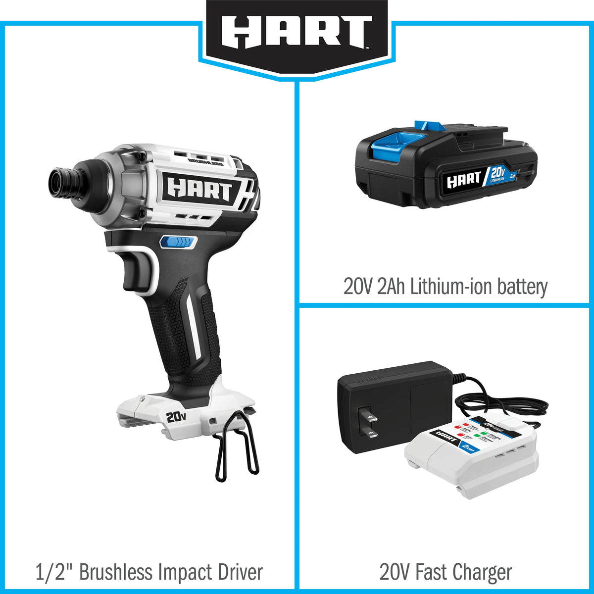 20-Volt Brushless Impact Driver Kit B602