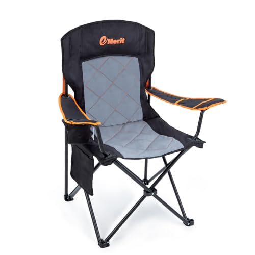 Oversized Padded Camping Chair with Arms M98201