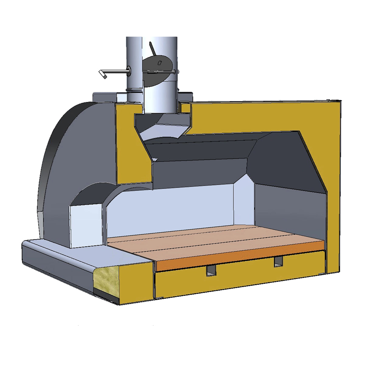 Wood Fired Outdoor Portable Pizza Oven Q169388