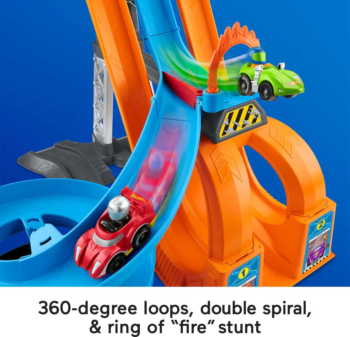 Toddler Vehicle Playset with Sounds & 2 Toy Cars C9662