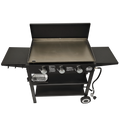 Outdoor Propane Flat Top Griddle Grill with Hood W3687
