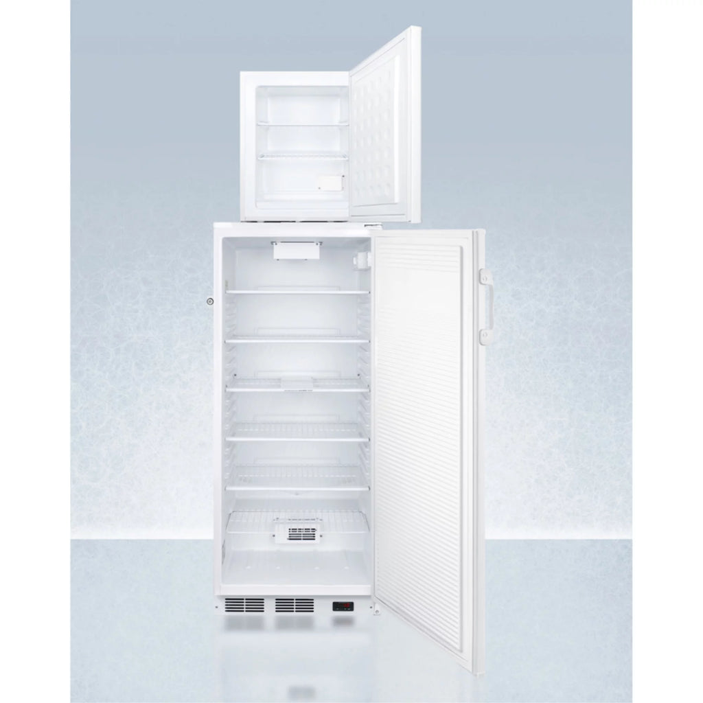 10.1 cu.ft. Auto Defrost Refrigerator and Compact Manual Defrost Freezer M6077