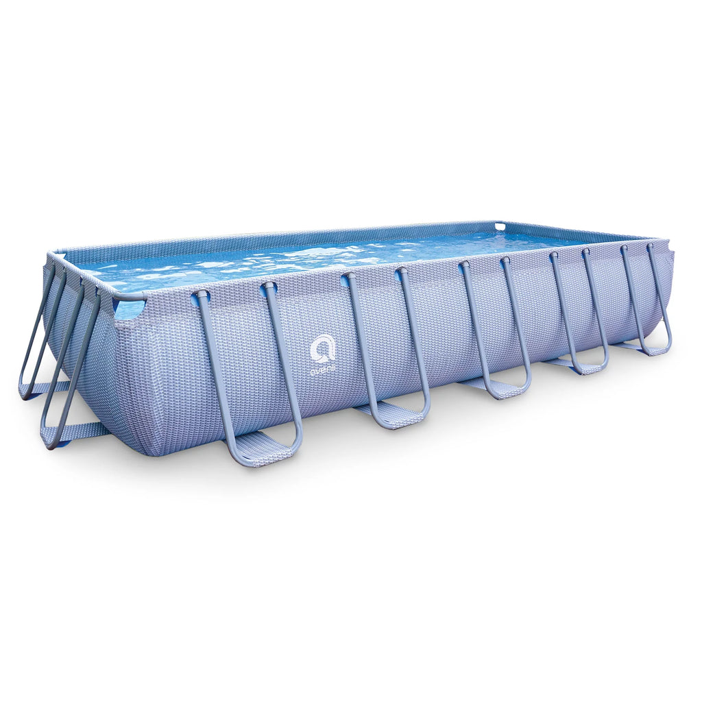 18 Foot x 39.5 Inch Rectangle Above Ground Swimming Pool F59034