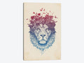 Canvas Wall Decor Prints Floral Lion X6035