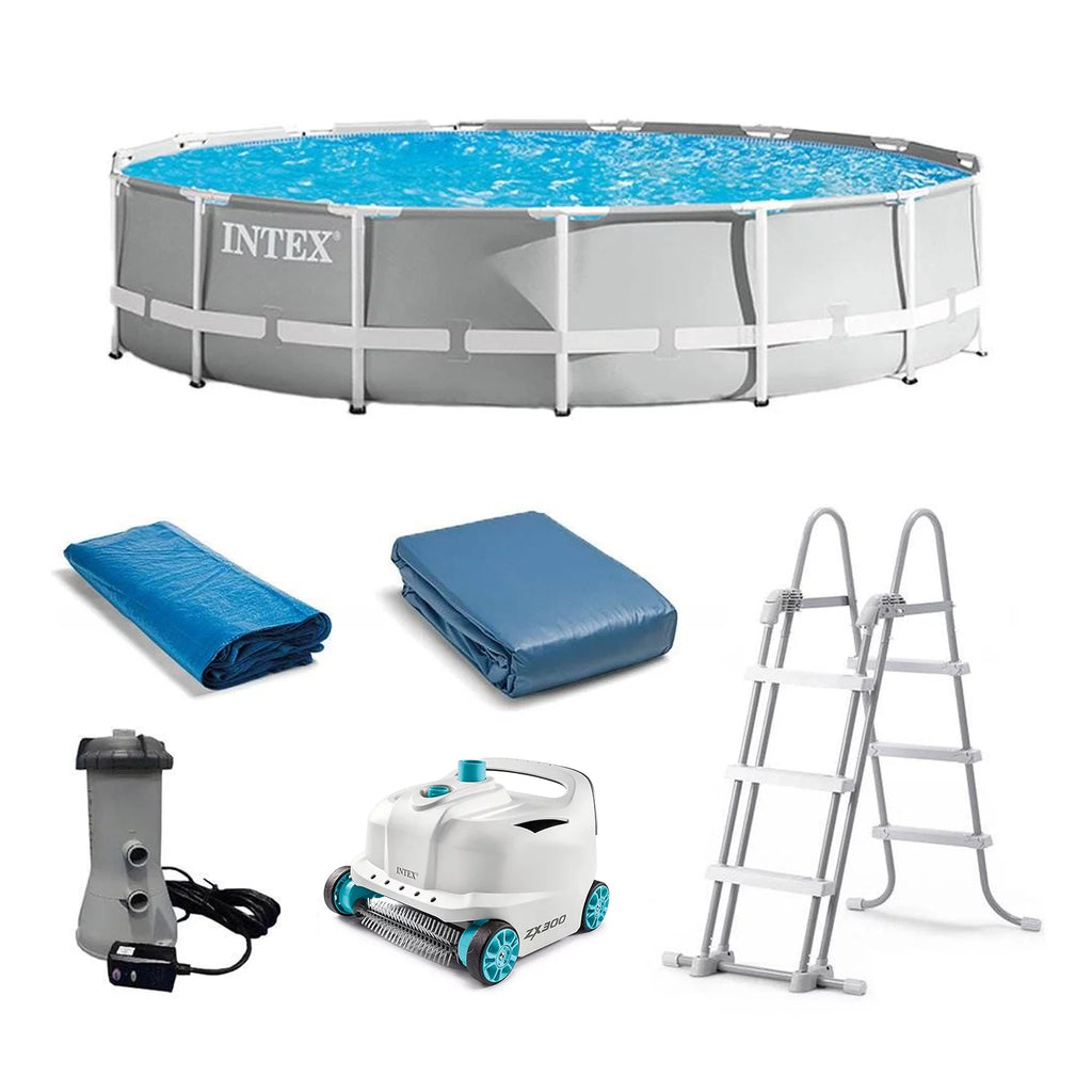15ft x 42in Prism Frame Above Ground Swimming Pool Set Z914457