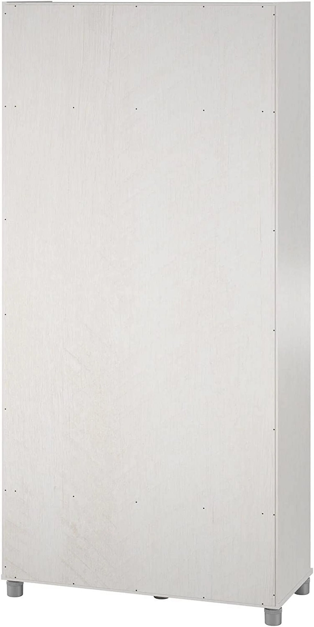 36" Wide Ivory Oak Storage Cabinet N948