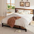 Queen Platform Bed Frame with Headboard T6490