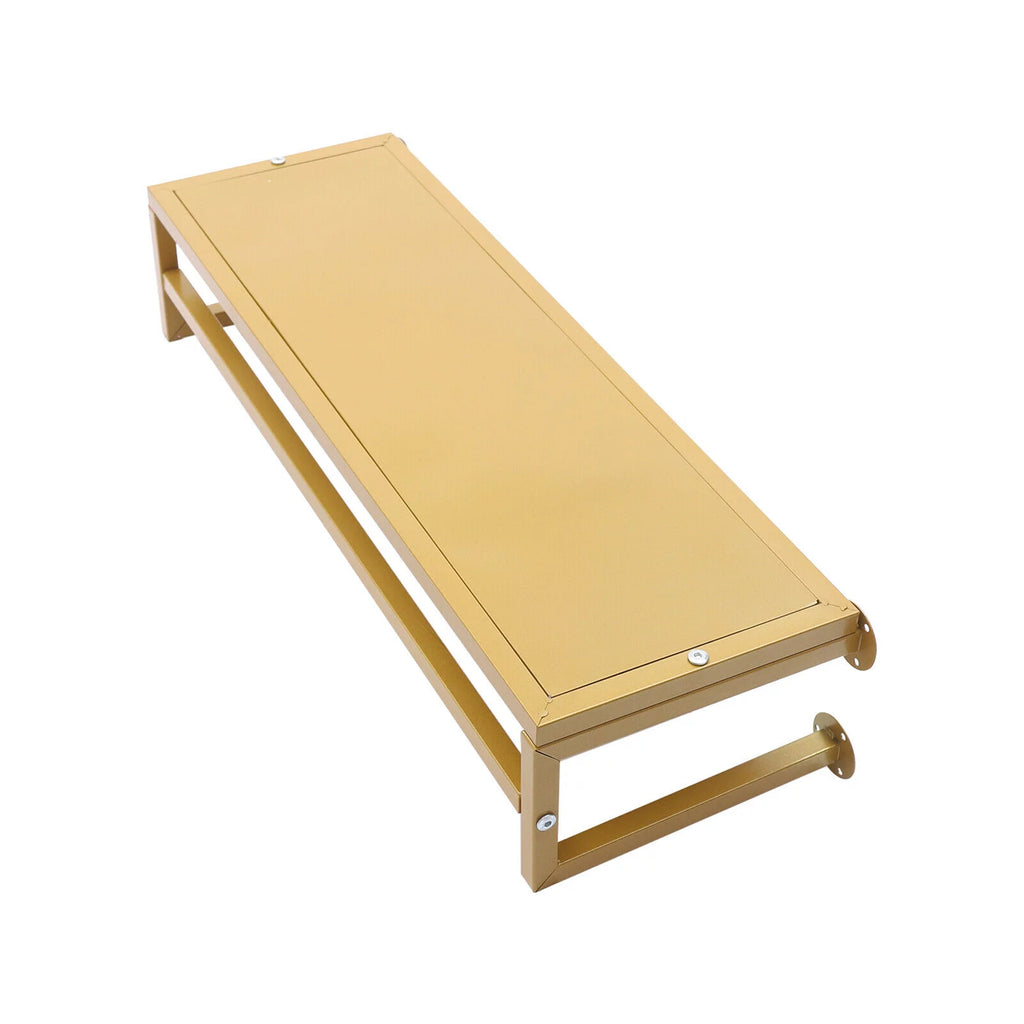 Gold Vintage Wall Mounted Clothes Rod Rack Z5772