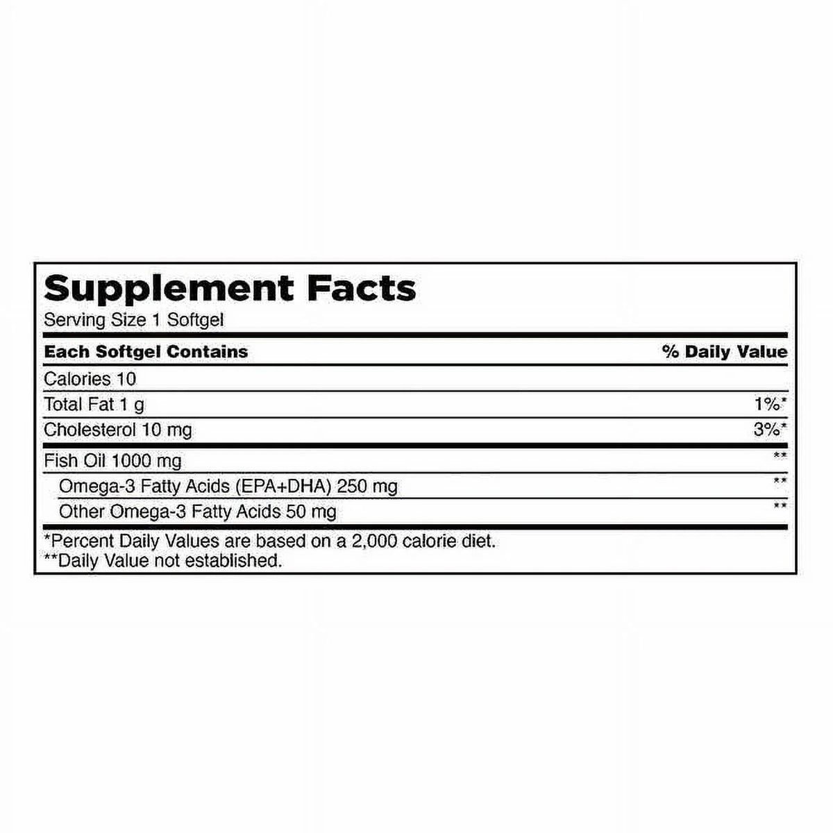 Fish Oil 1000 mg 400 Softgels Q782