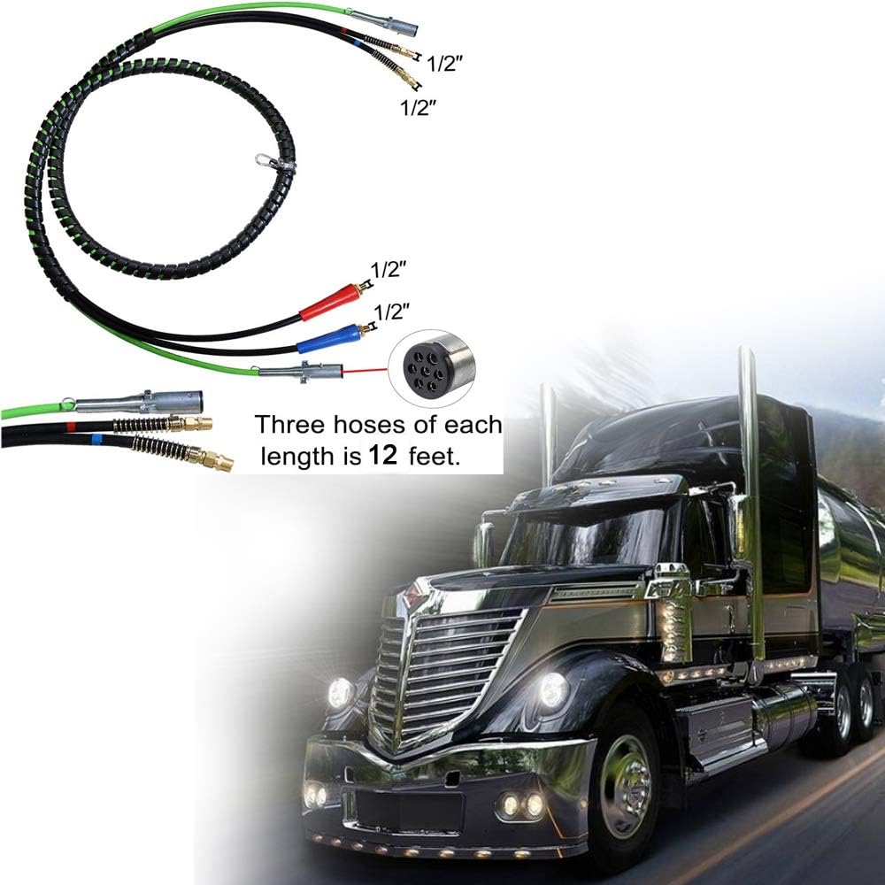 12 Ft 3-in-One Rubber Wrap Set Air Hose B405