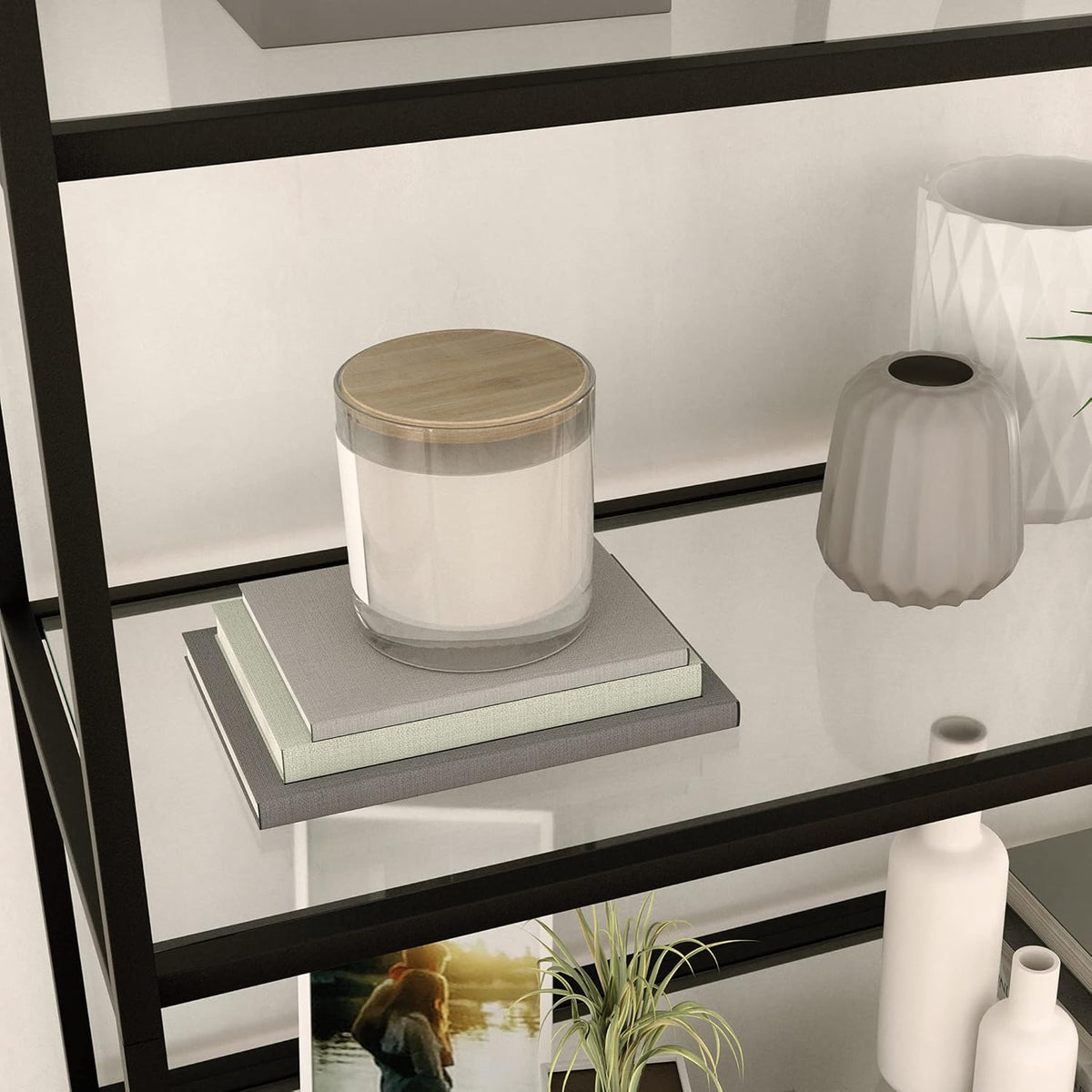 Black Bookcase S718113