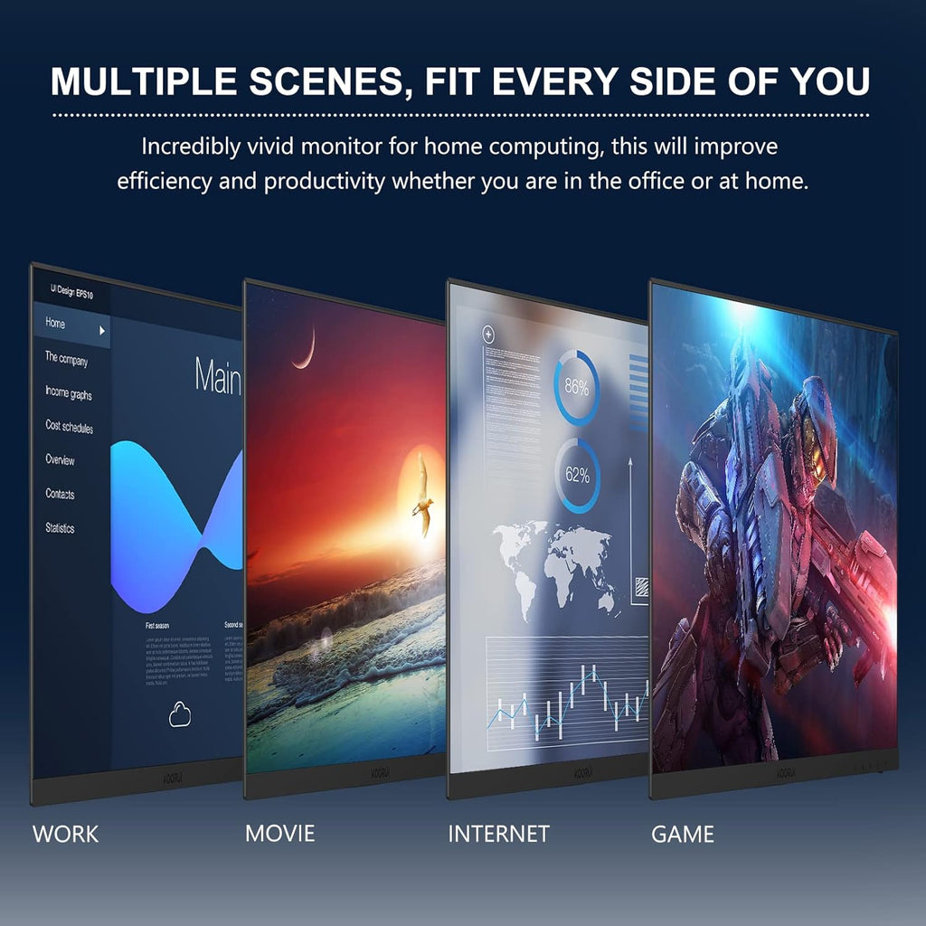 23.8 Inch FHD 1080p IPS 75Hz Computer Monitor H61648
