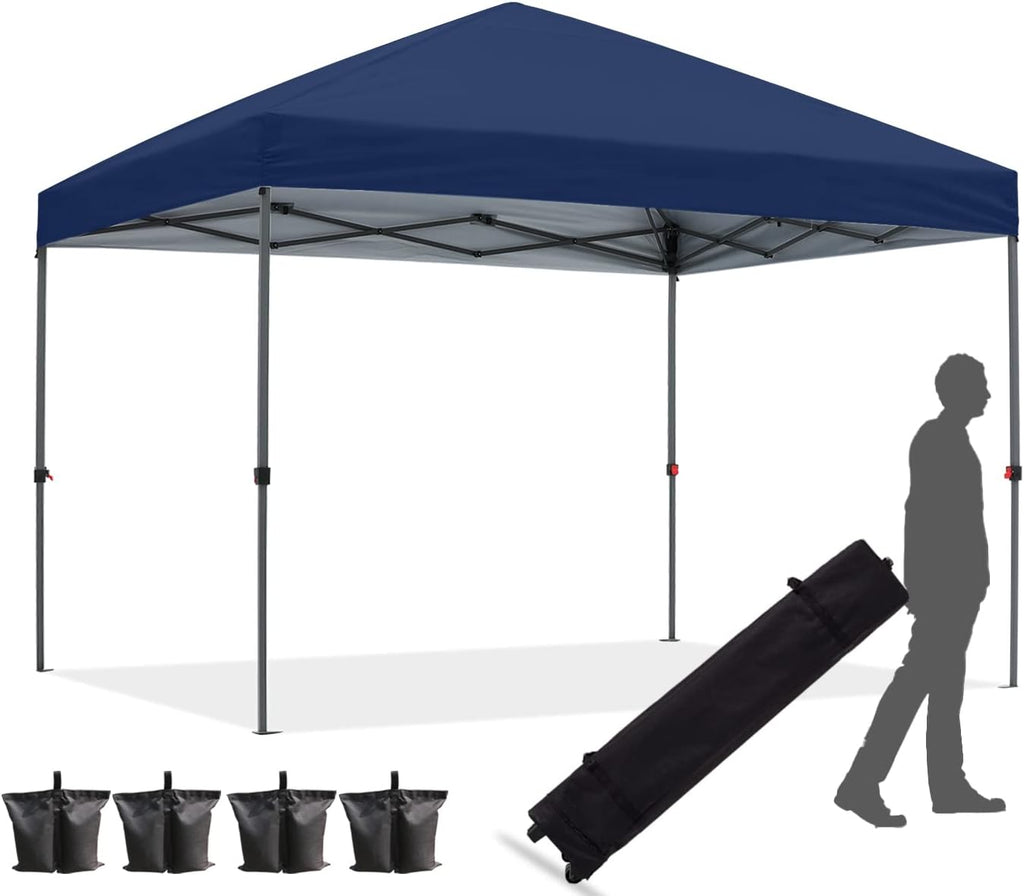 10x10FT Pop Up Canopy Tent Blue D750736