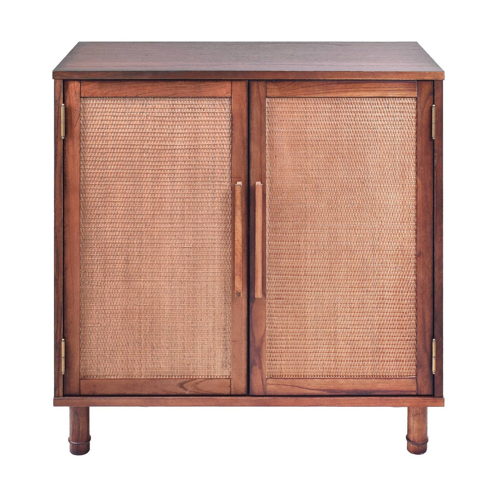 Brown 2 Door Wood Cabinet W69874