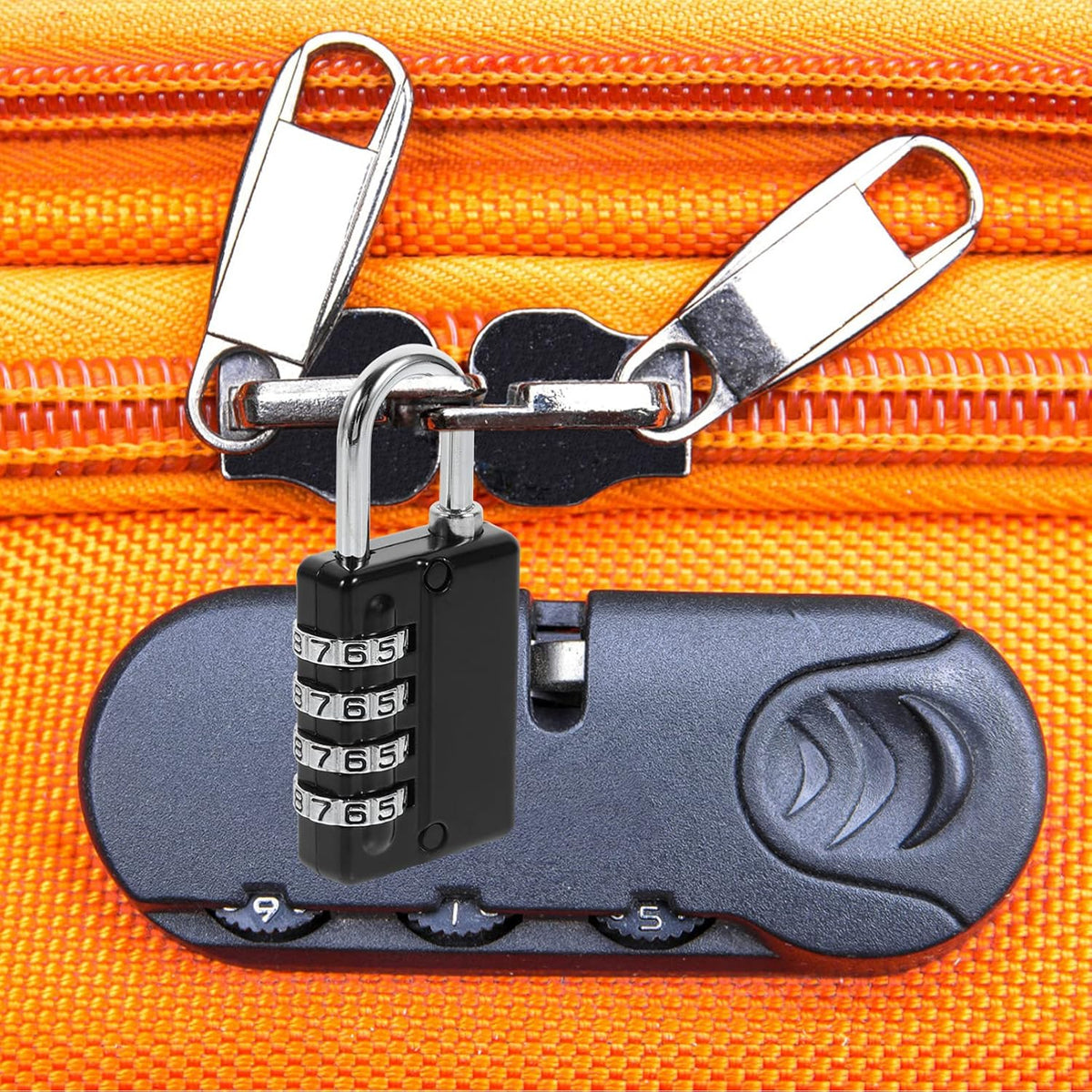 Resettable Waterproof Padlock with Keys Q56359