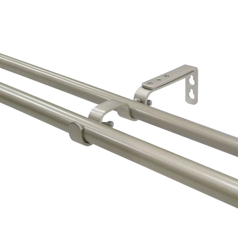 Adjustable Double Curtain Rod Set B7680