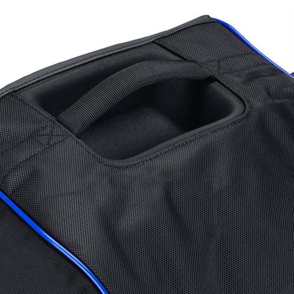 Black/White Rolling Baseball Catchers Equipment Duffle Bag U280