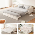 Queen Size Velvet Convertible Sleeper Sofa Bed W118