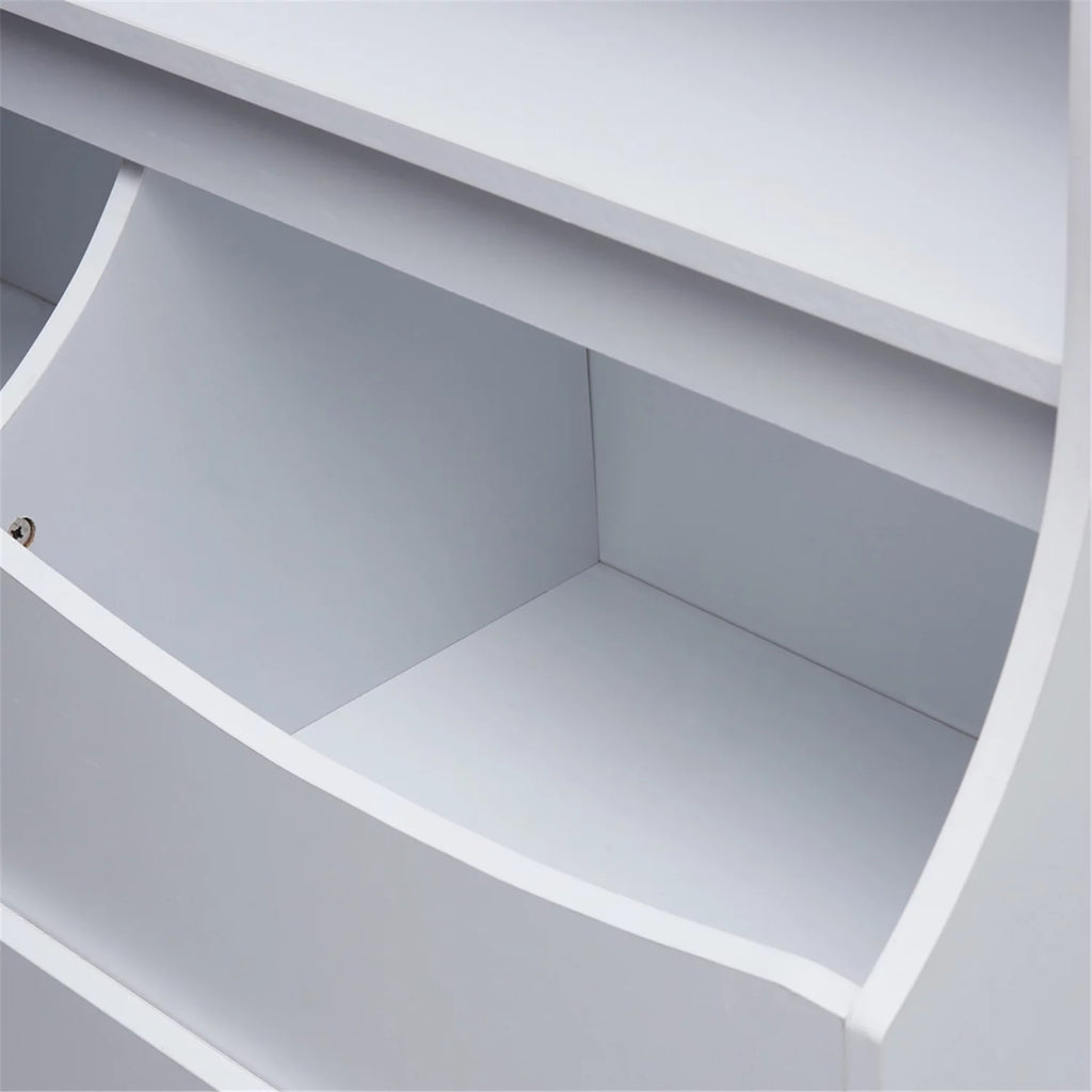 White Kids Toy Storage with Bookshelves Z288
