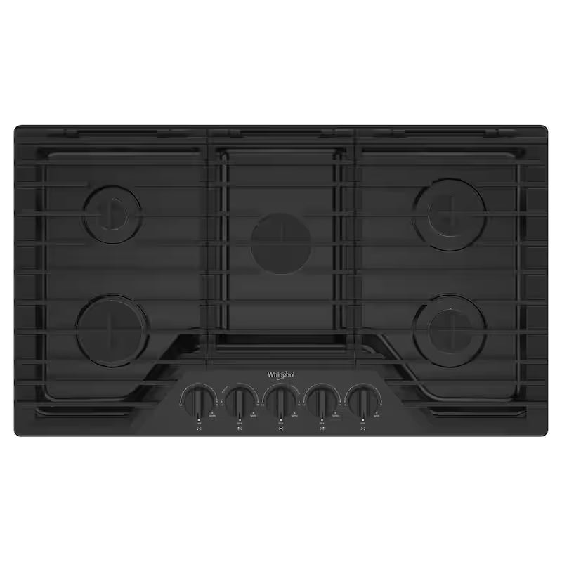 5-Burners Recessed Gas Cooktop in Black C5925