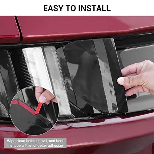 Compatible with Ford Mustang 2015-2017 Tail Light Cover Trim I49568