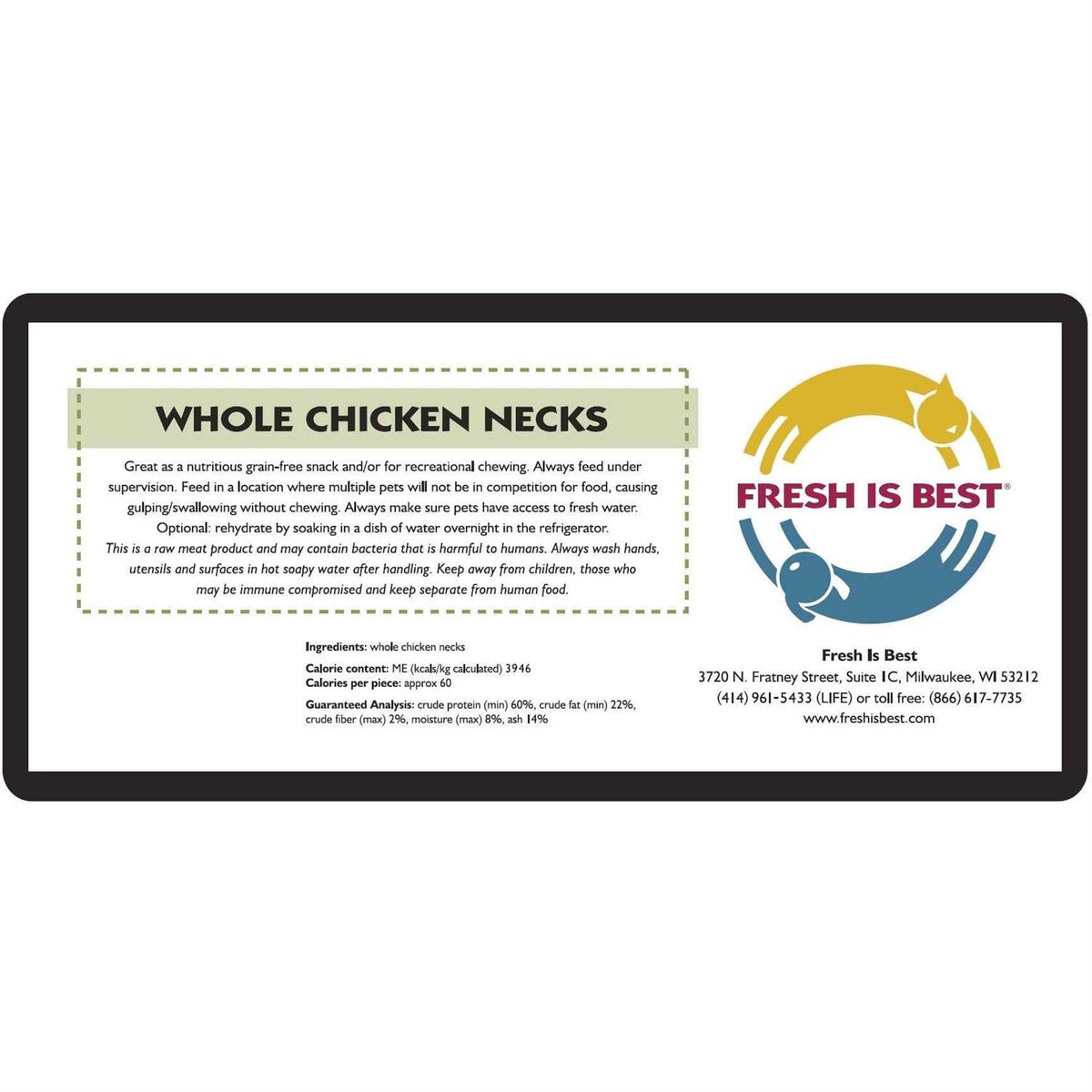 Freeze Dried Whole Chicken Necks Y257820