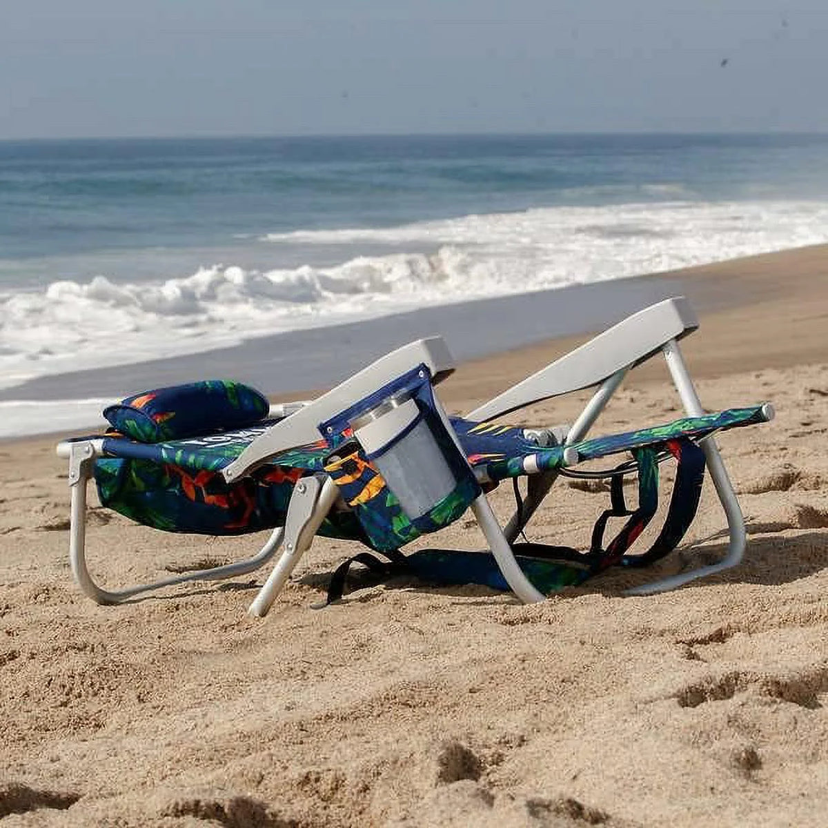 Dark Blue Backpack Beach Chair 2 Pack Y47969