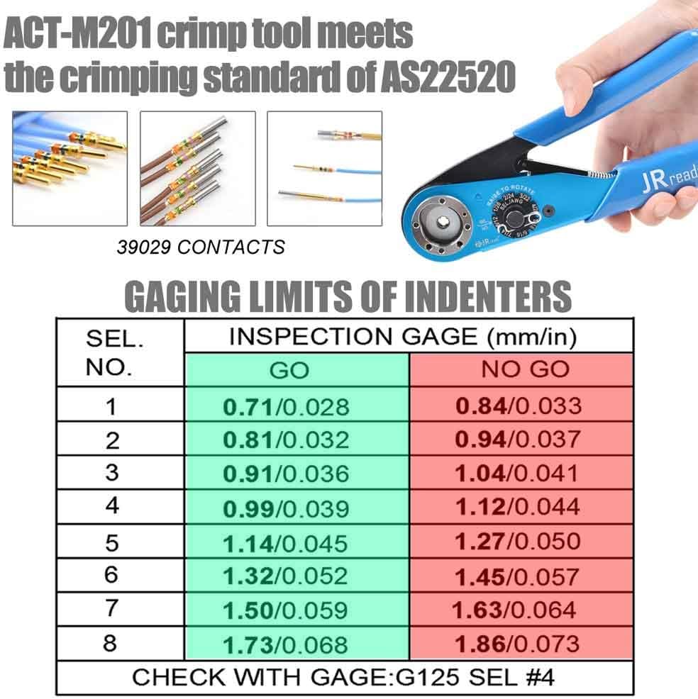 8 Indent Crimping Tool for 12-26 AWG Wire D677