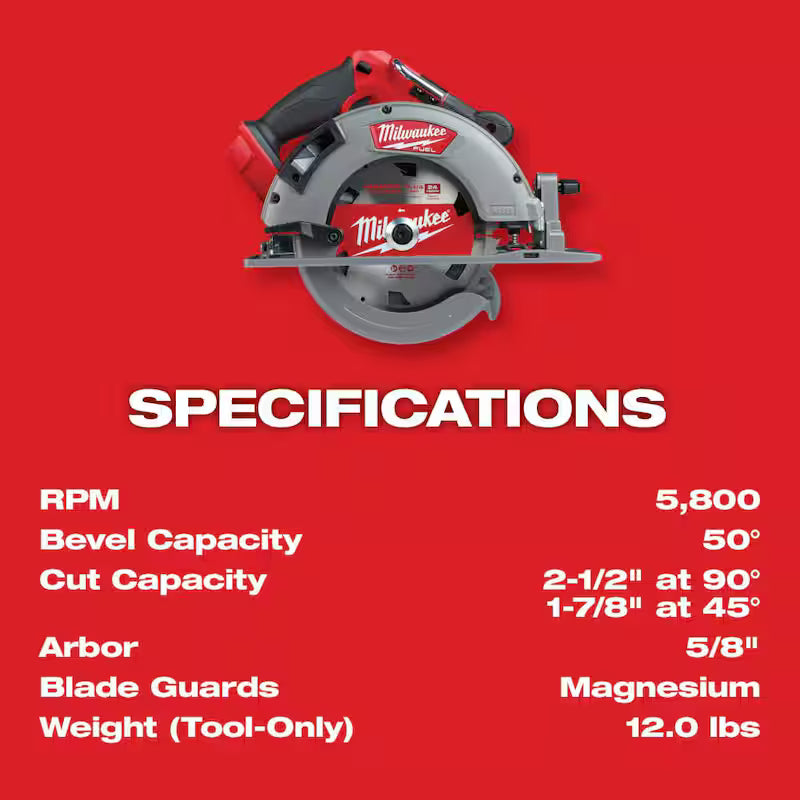18V Brushless Cordless 7-1/4 in. Circular Saw V9464
