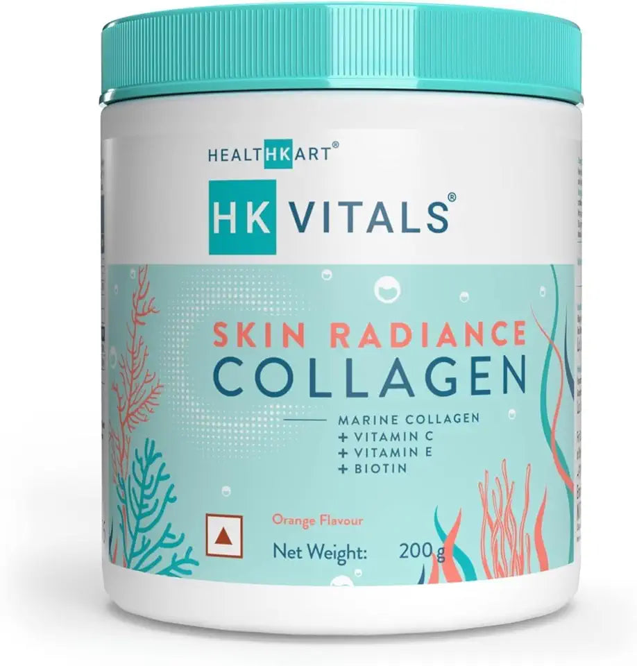 Collagen Supplement with Biotin, Vitamin C, E, and Sodium Hyaluronate, Orange, 200 g P267