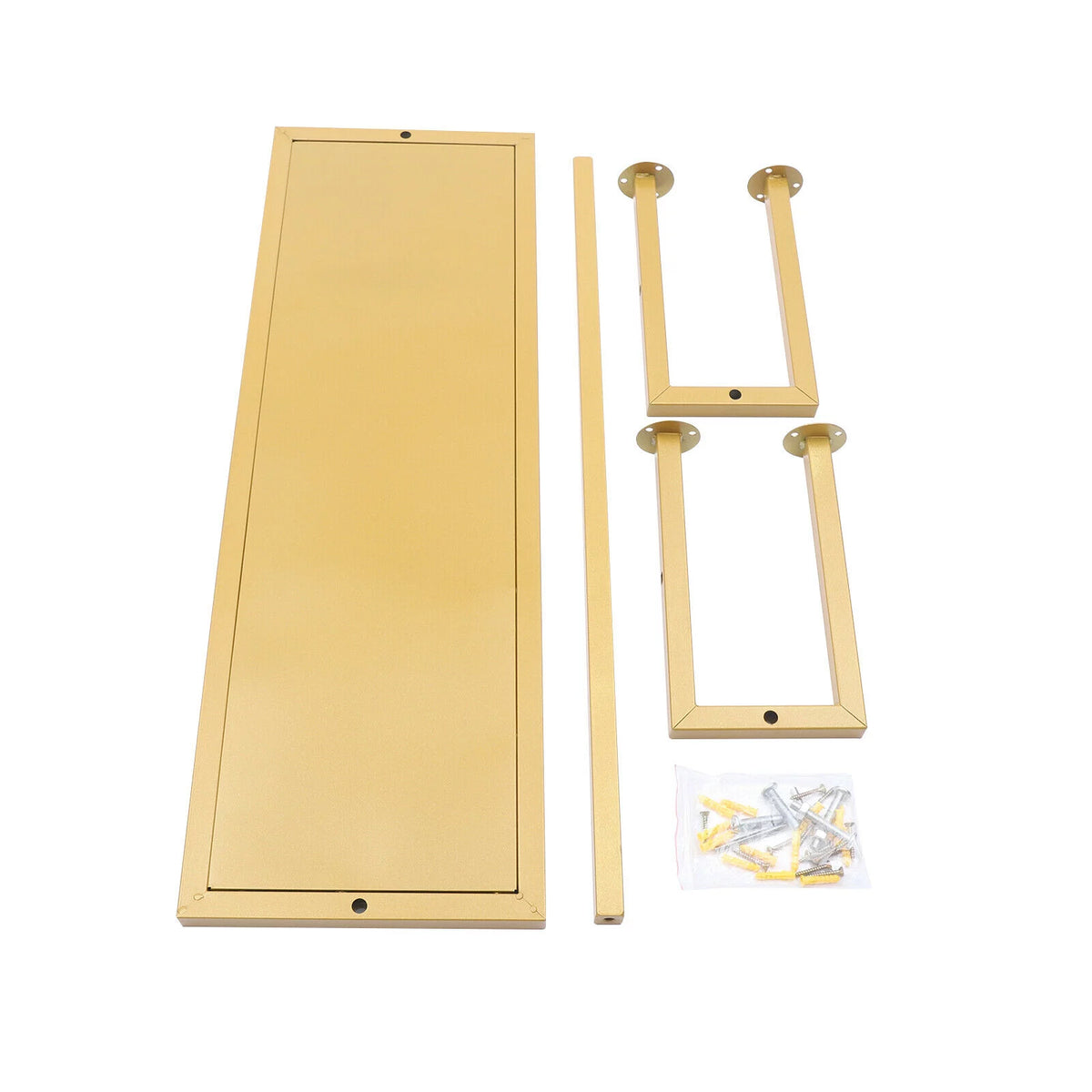 Gold Vintage Wall Mounted Clothes Rod Rack Z5772