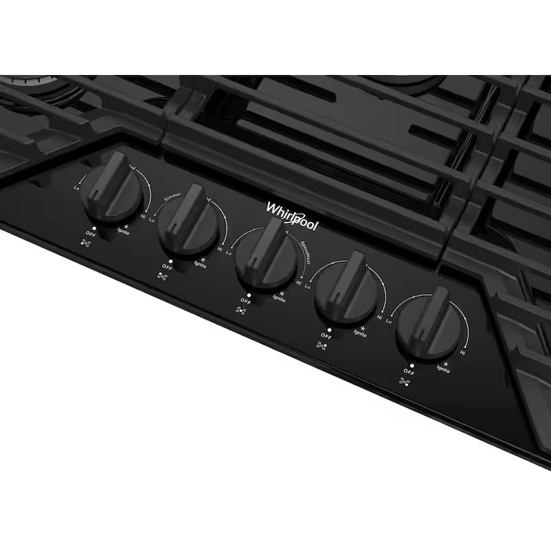 5-Burners Recessed Gas Cooktop in Black C5925