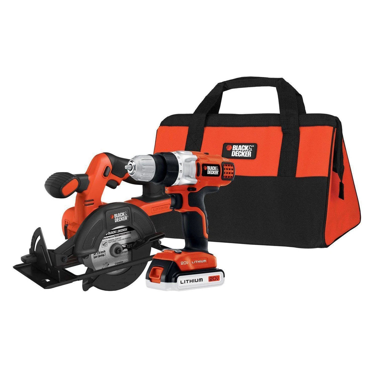20-Volt Lithium-Ion 3-Tool Combo Kit D869962