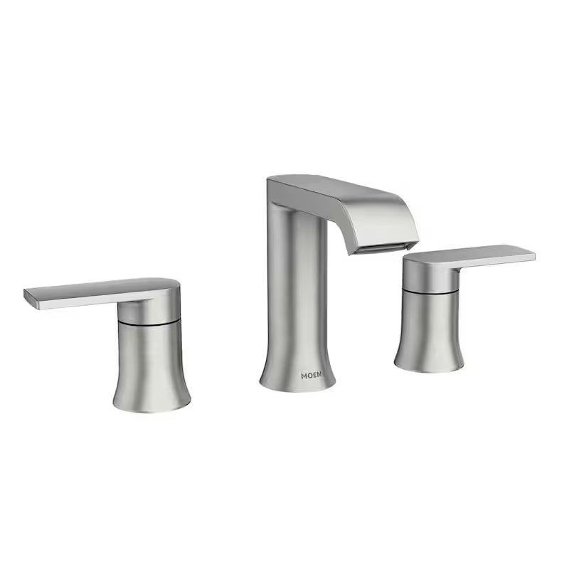 8 in. Widespread Double Handle Bathroom Faucet Brushed Nickel M38023