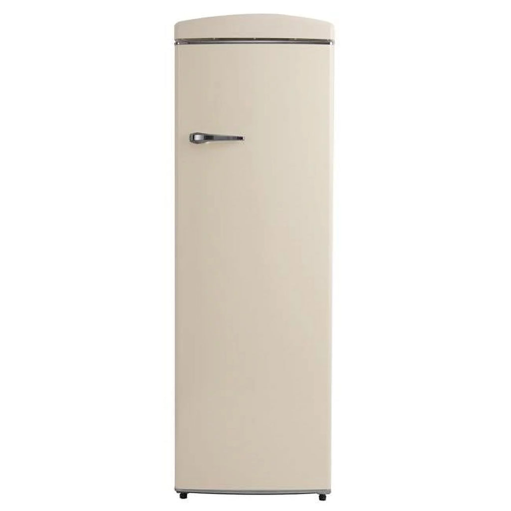 Cream Retro Single Door Refrigerator T9244