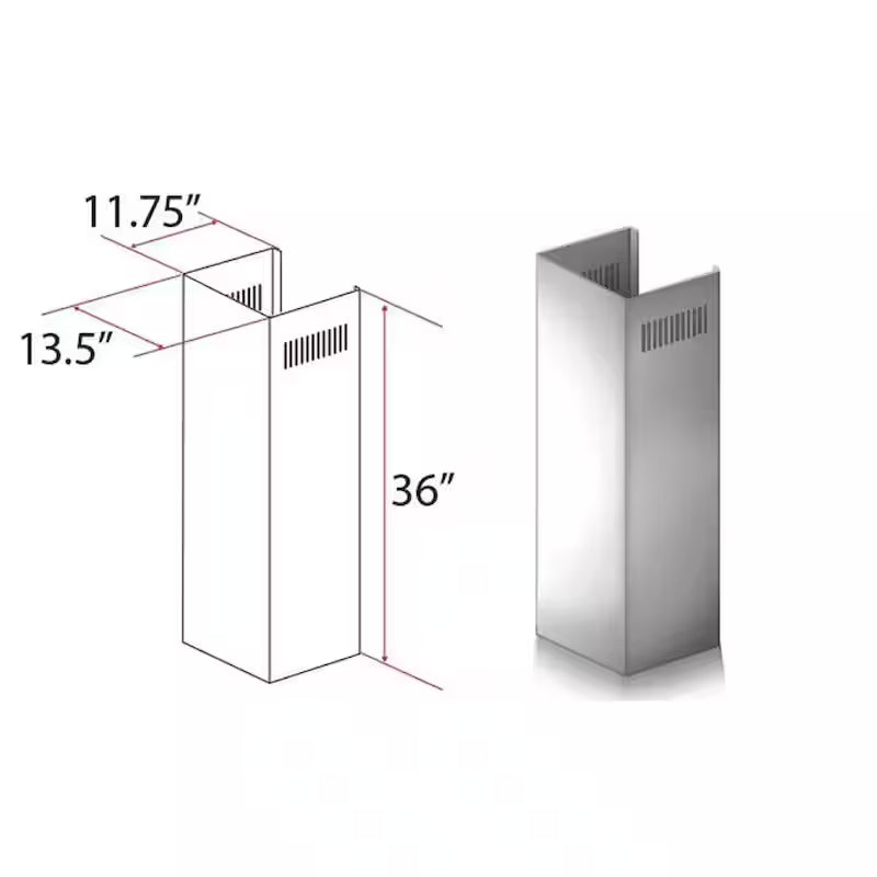 Adjustable 1-Piece Chimney Extension Kit O863