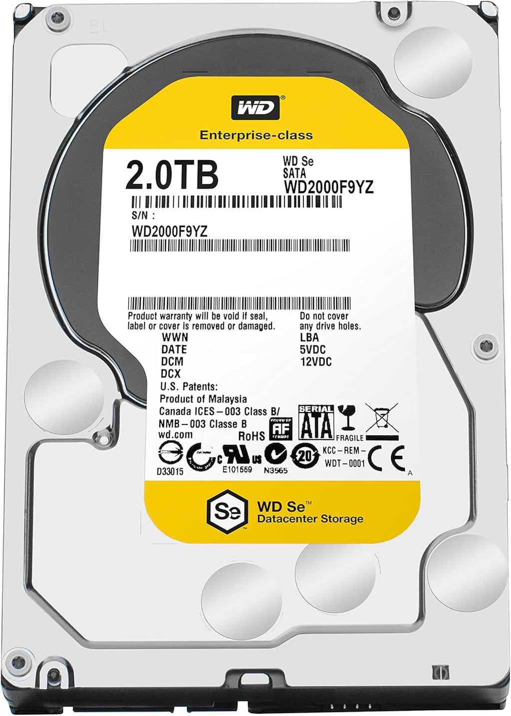 2TB 7200 RPM SATA 6 Gb/s 64MB Cache 3.5 Inch Hard Disk Drive W85031