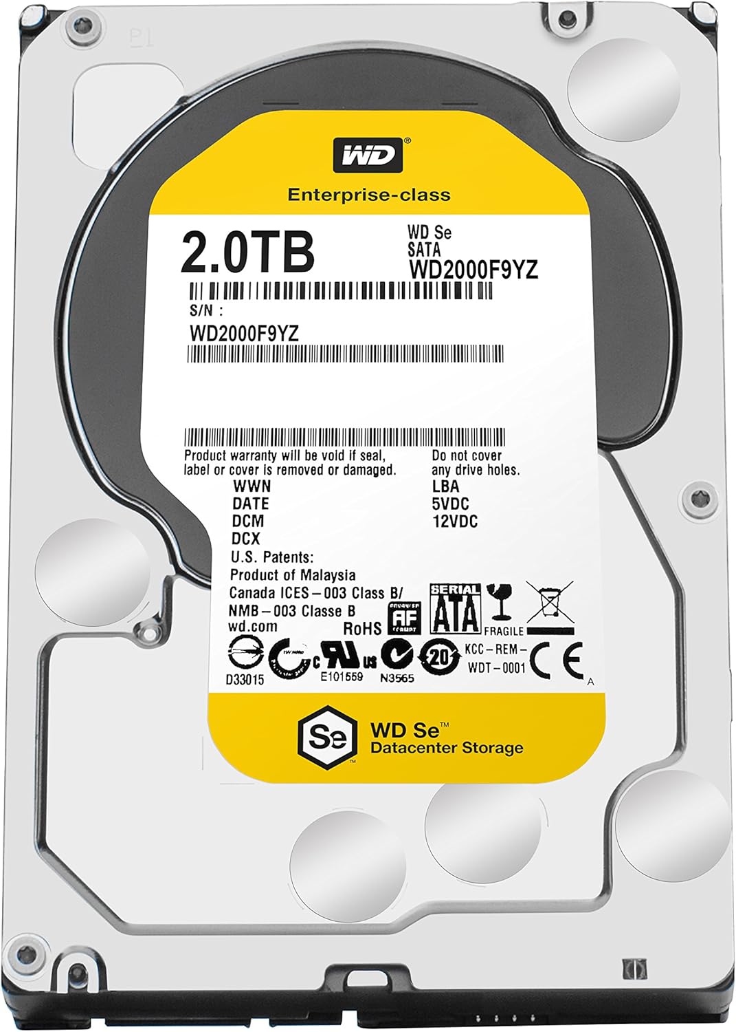2TB 7200 RPM SATA 6 Gb/s 64MB Cache 3.5 Inch Hard Disk Drive W85031