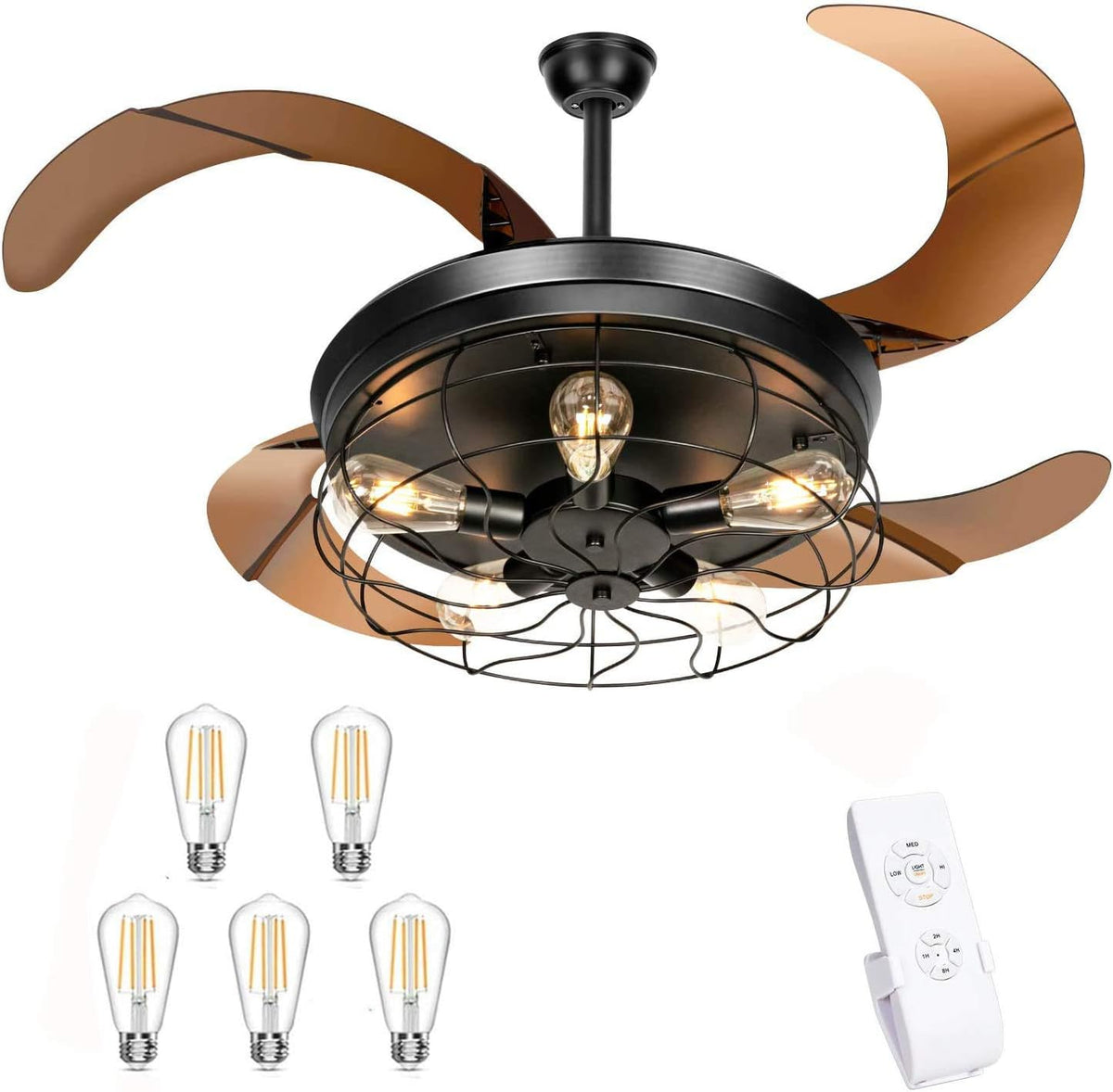 Ceiling Fan with Lights Remote Control C7686