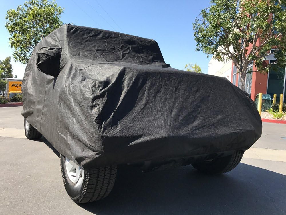 Heavy Duty All Weather Black Car Cover L381551