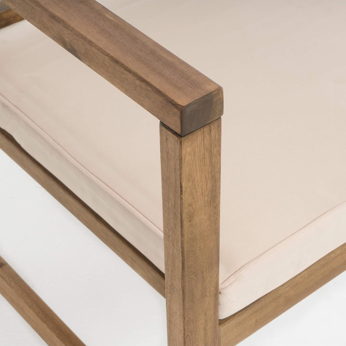 Acacia Wood Club Chairs 2-Pcs Set N211