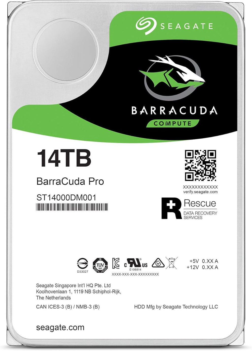 14TB 3.5 Inch SATA Internal Hard Drive Y917
